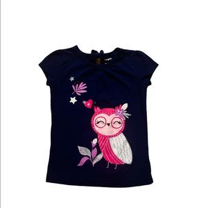 Little girls owl shirt